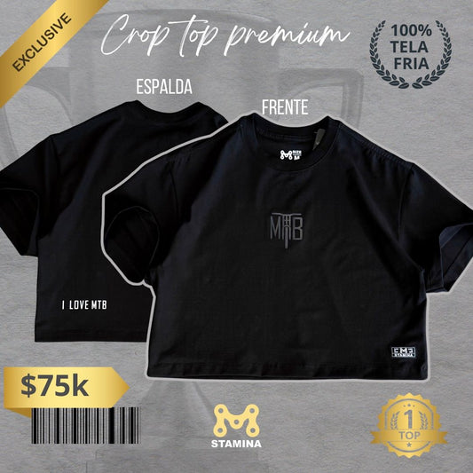 CROPTOP NEGRA MTB