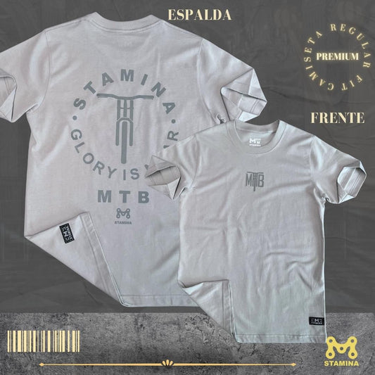 camiseta clásica gris